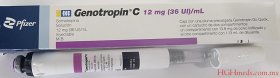 Genotropin 12mg GoQuick 5 pack (180 IU total)